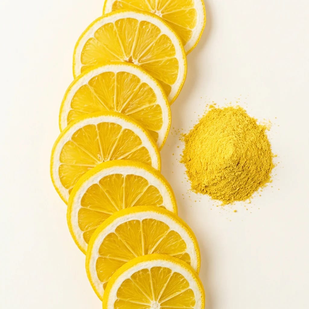 Freeze-dried lemon