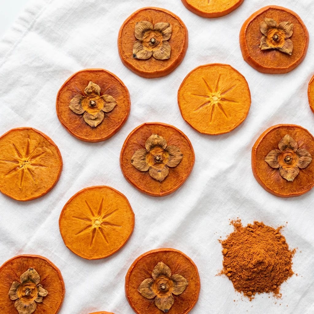 Freeze-dried persimmon