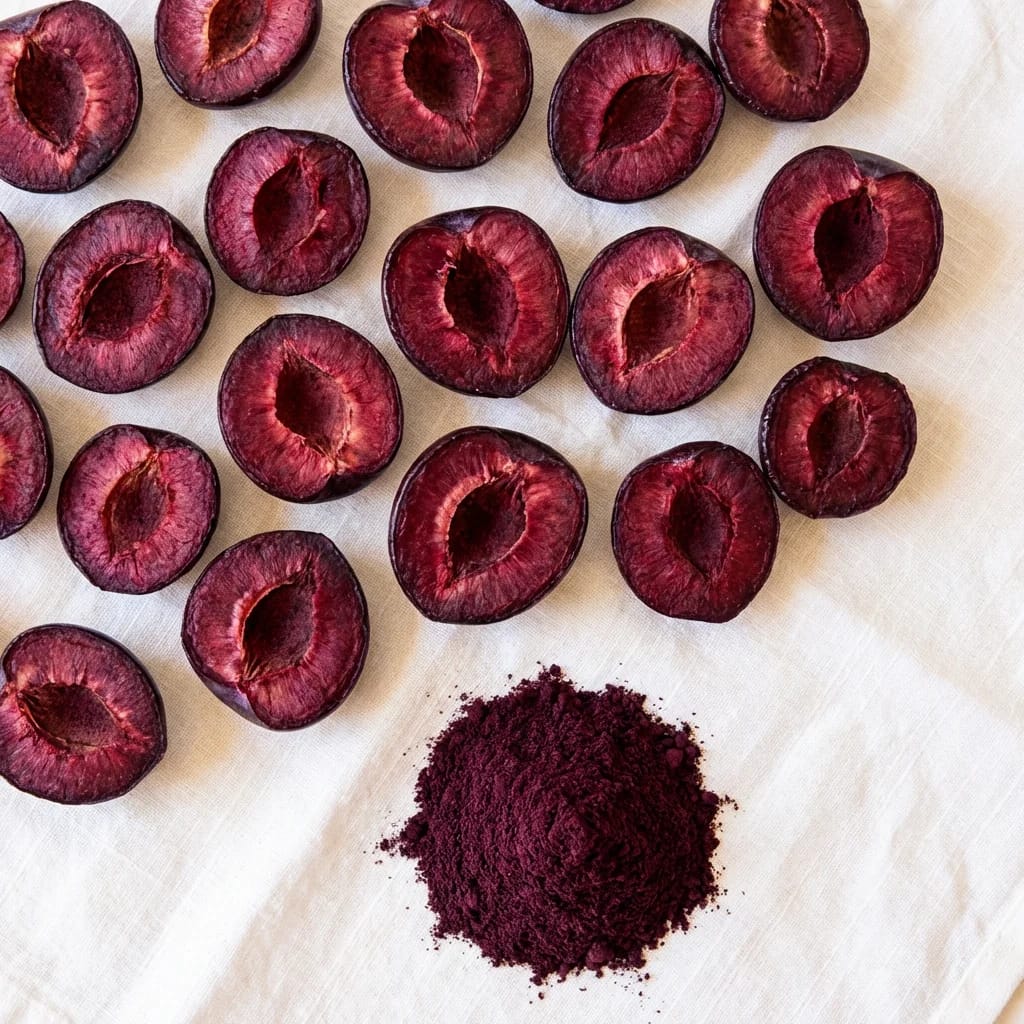 Freeze-dried plum