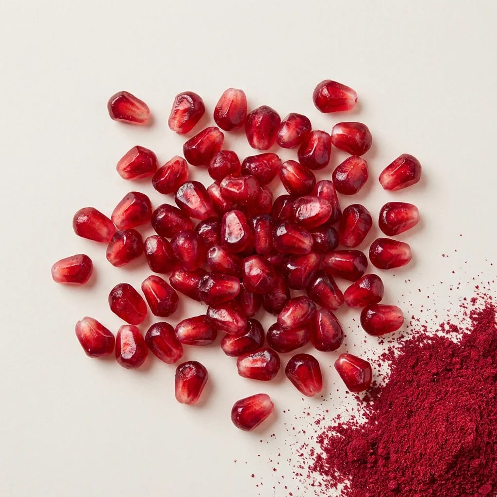 Freeze-dried pomegranate