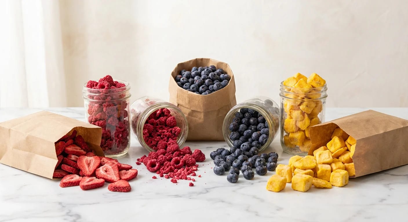 Premium freeze-dried fruit variety for European B2B buyers