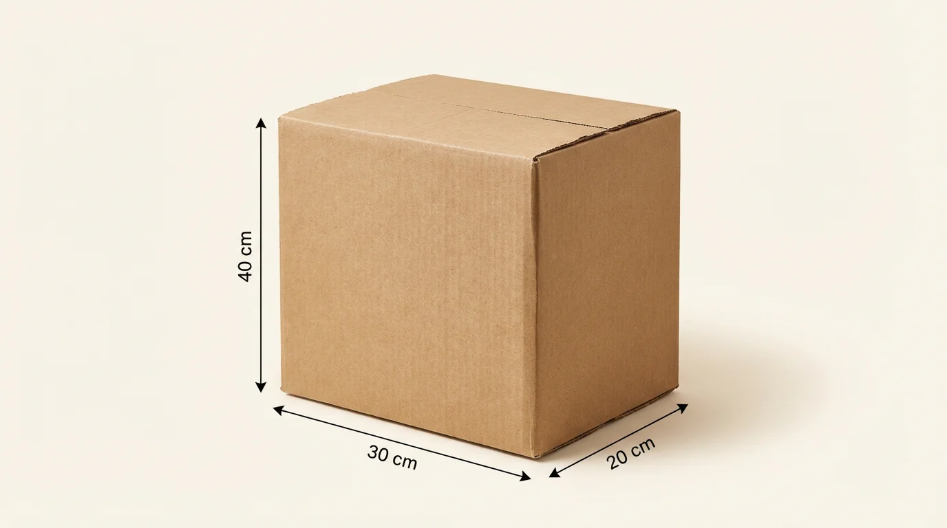 Cardboard box dimensions
